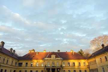 Fototapeta na wymiar Szechenyi palace in Somogyvar