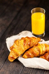 Fresh butter croissants