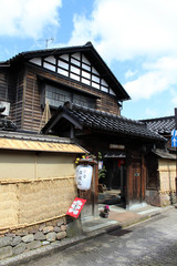 The Nagamachi area, known as samurai district of Kanazawa