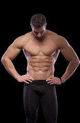 Fototapeta premium Handsome man. Studio shot.