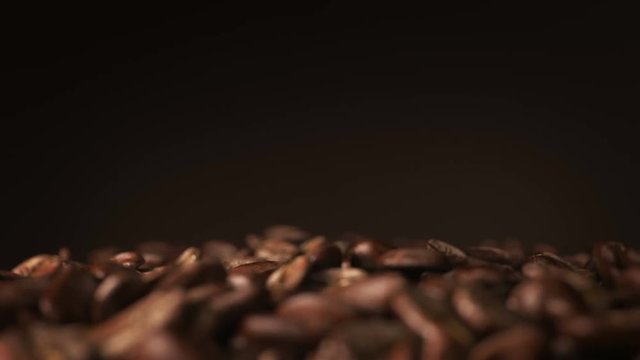 Exploding coffee beans in real super slow motion