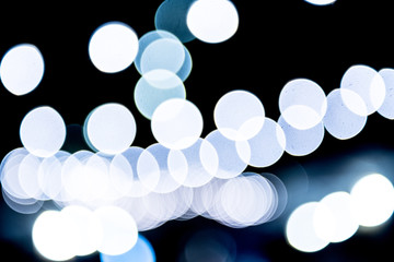 Bokeh lights background. circle shape with blurred.