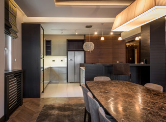 Obraz premium Luxury kitchen interior