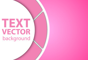 Pink background vector illustration lighting effect graphic for text and message board design infographic