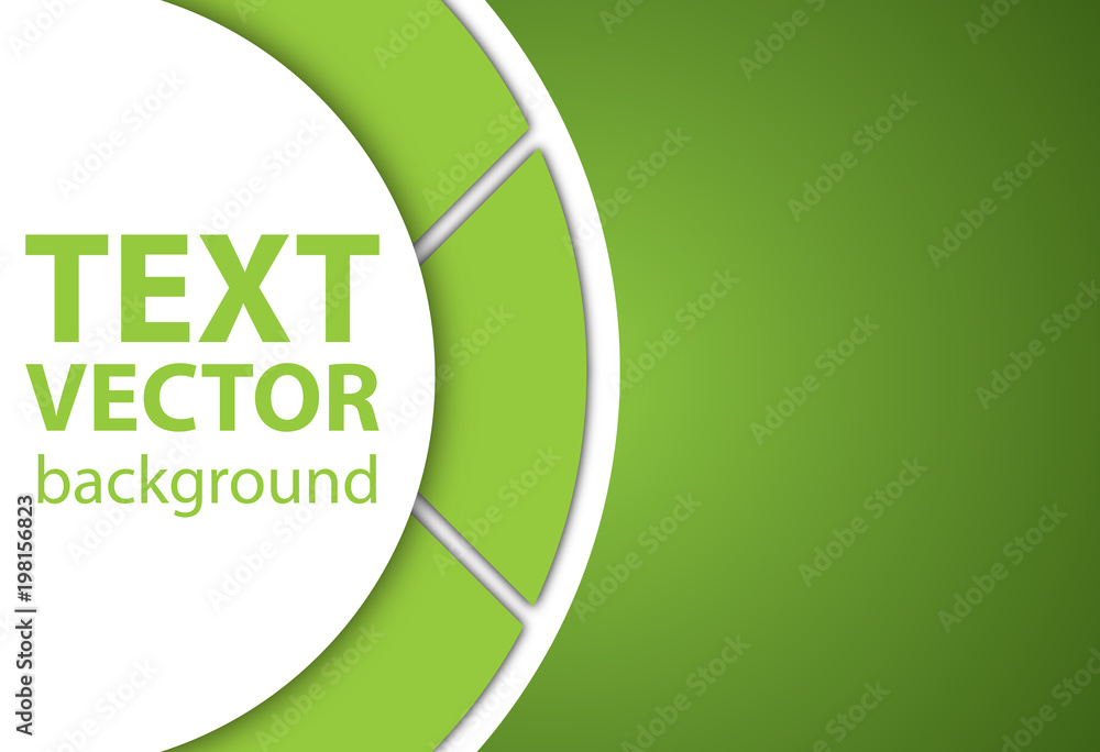 Poster green background vector illustration lighting effect graphic for text and message board design infog