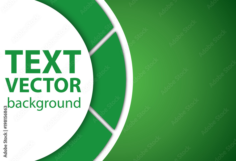 Poster green background vector illustration lighting effect graphic for text and message board design infog