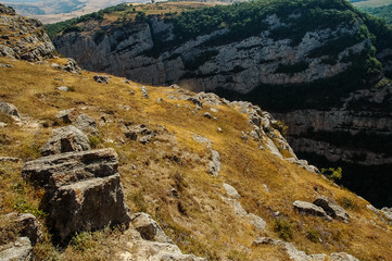 Fototapeta na wymiar Rocky mountains in Nagorno Karabakh, Azerbaijan