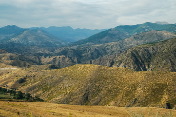 Arid landscape. Northern Kurdistan, Turkey