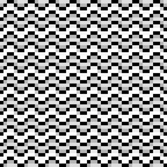 Pixel wavy background. Seamless pattern. Vector.ピクセルウェーブパターン