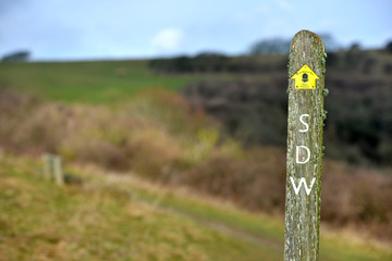 South Downs Way near Eastbourne