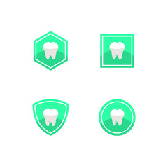 Dental vector logo icon illustration 
