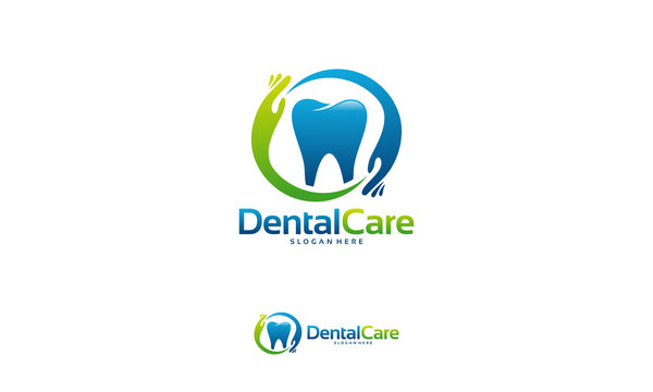 Dental Care logo designs concept vector, Family Dental logo template