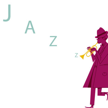 JAZZISTIC TRUMPETER.
Serie of funny illustrations with cool musicians and instruments.