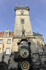 Teilansicht, Altstätter Rathaus, Altstadt, Prag, Tschechische Republik, Europa