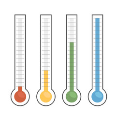 Thermometer icon. Thermometer sign. red color sign.