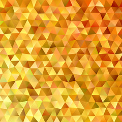 Geometrical abstract triangular background design - vector graphics