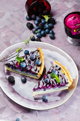 Sommerliche Kuchen mit frischen Beeren 