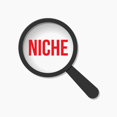 Niche Word Magnifying Glass