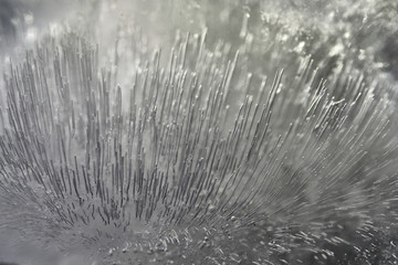 ice with air bubbles