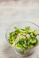 Fresh green salad