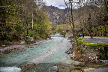 Термальные источники в Аридее. Греция.