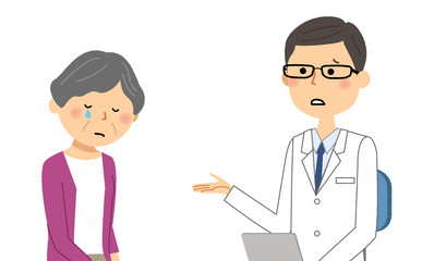 白衣の男性　問診　診察