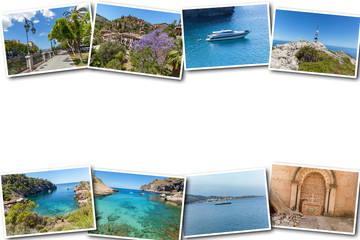 collage travel Spain Palma de Mallorca