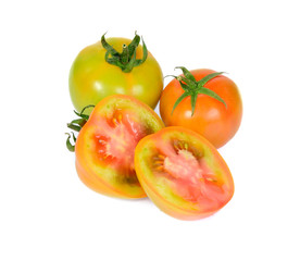 Tomato vegetable isolated on white background