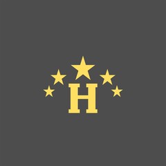 Hotel flat vector icon