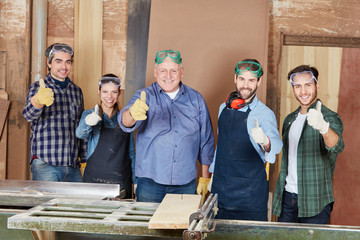 Erfolgreiches Schreiner Team