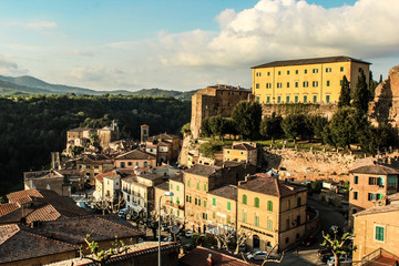 Fototapeta premium miasto Sorano w Toskanii
