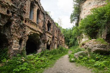 Ruins of Tarakanivskiy Fort (Fort Dubno, Dubno New Castle) - fortification, architectural monument of 19th century