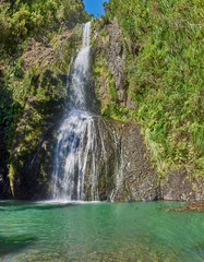 Fototapeta na wymiar Kitekite falls in Piha in New Zealand