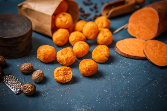 Mashed Sweet Potato Balls