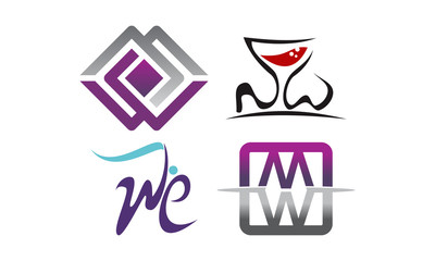 Logotype Modern Template Set