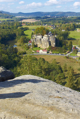  Rock castle and hermitage Sloup on the cliff, Sloup v Cechach, Czech Republic
