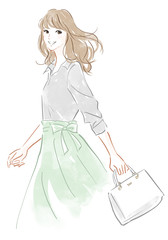 おしゃれな女性