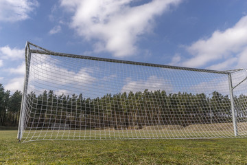 Auf dem Fußballfeld, Fussballplatz