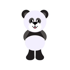 Obraz na płótnie Canvas cartoon panda vector