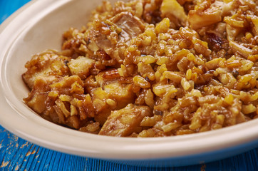 Croatian-style cuttlefish risotto