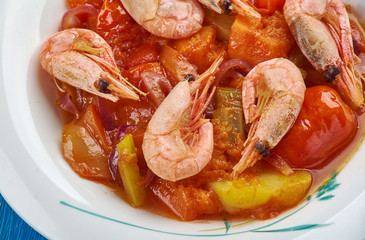 Shrimp Vegetable Tagine