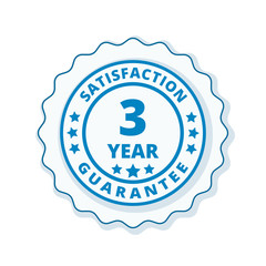 3 Year Satisfaction Guarantee illustration