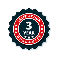 3 Year Satisfaction Guarantee illustration
