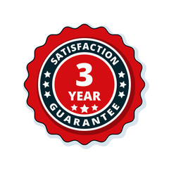 3 Year Satisfaction Guarantee illustration