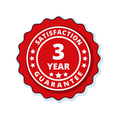 3 Year Satisfaction Guarantee illustration
