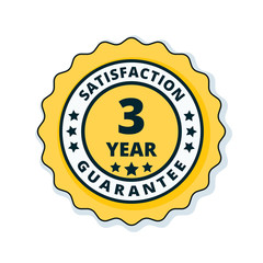 3 Year Satisfaction Guarantee illustration
