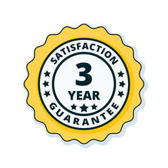 3 Year Satisfaction Guarantee illustration