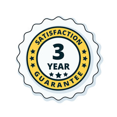 3 Year Satisfaction Guarantee illustration