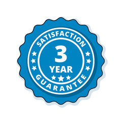 3 Year Satisfaction Guarantee illustration