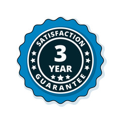 3 Year Satisfaction Guarantee illustration